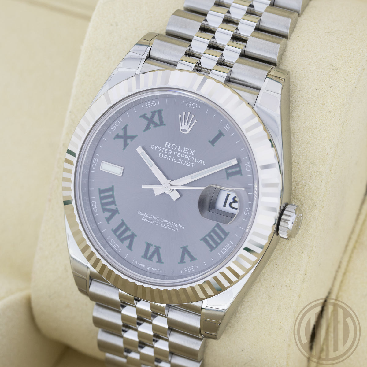 Rolex Datejust 41 Wimbledon | New | Unworn | Full-Sticker | Box and Papers | 2021 | 126334