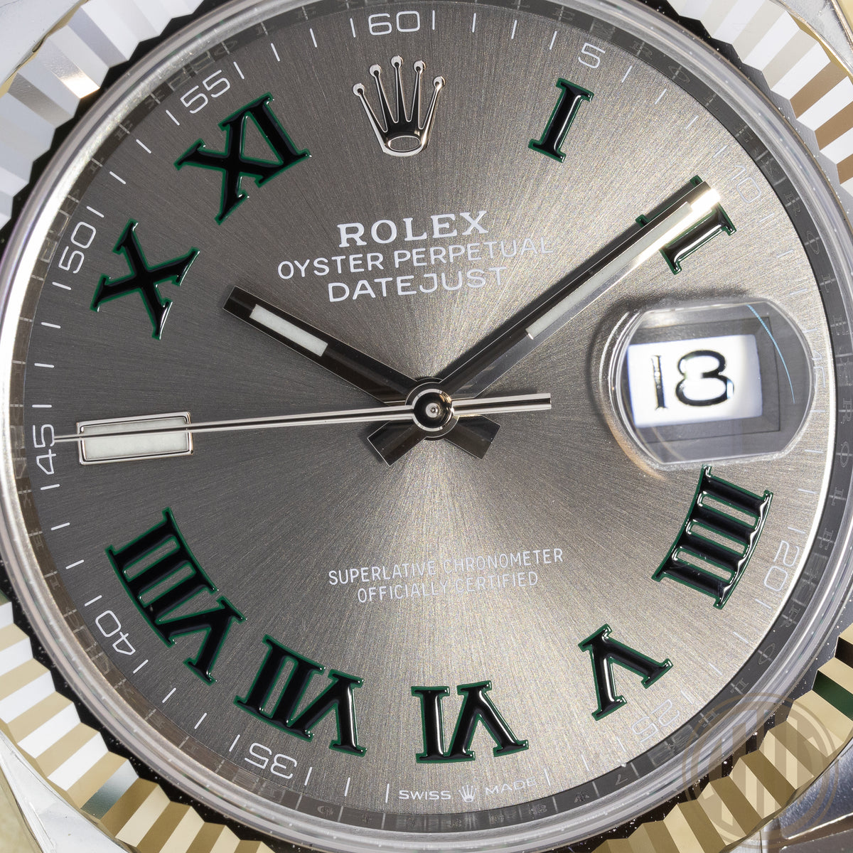 Rolex Datejust 41 Wimbledon | New | Unworn | Full-Sticker | Box and Papers | 2021 | 126334