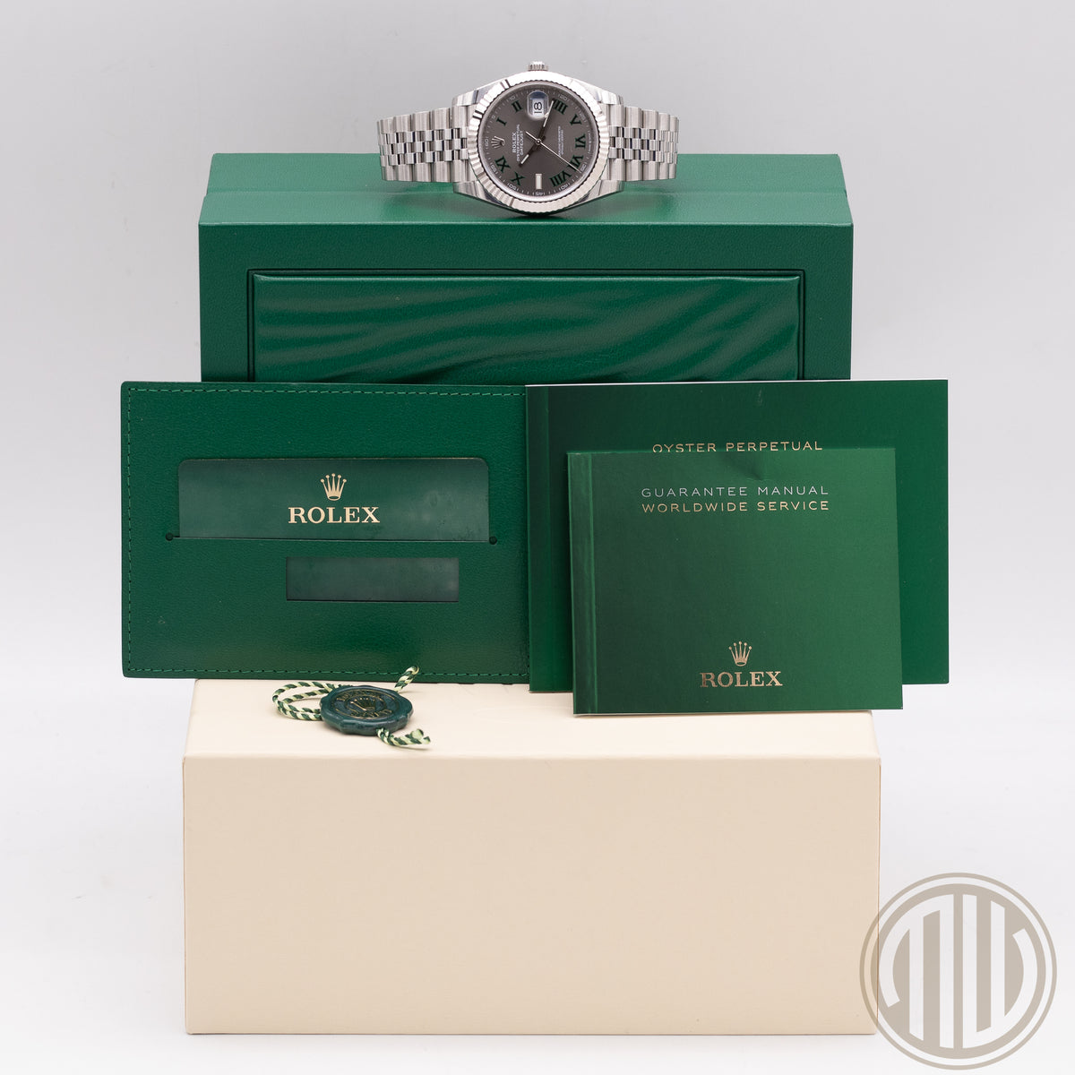 Rolex Datejust 41 Wimbledon | New | Unworn | Full-Sticker | Box and Papers | 2021 | 126334