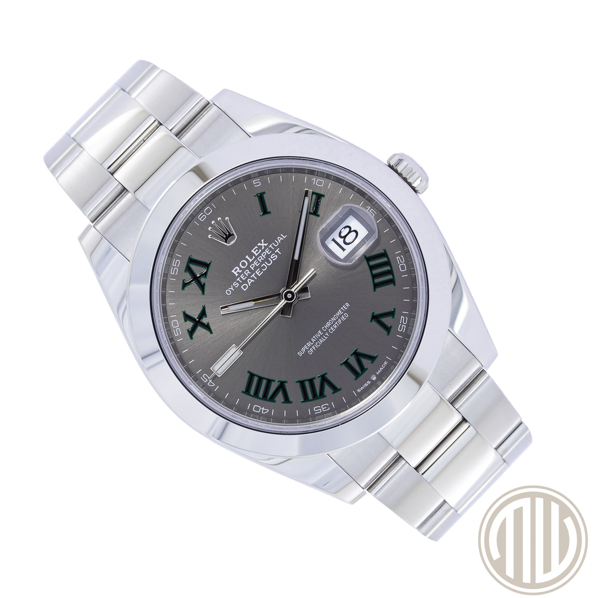 Rolex Datejust 41 Wimbledon | Oyster | Stainless-Steel | Box and Papers | 2020