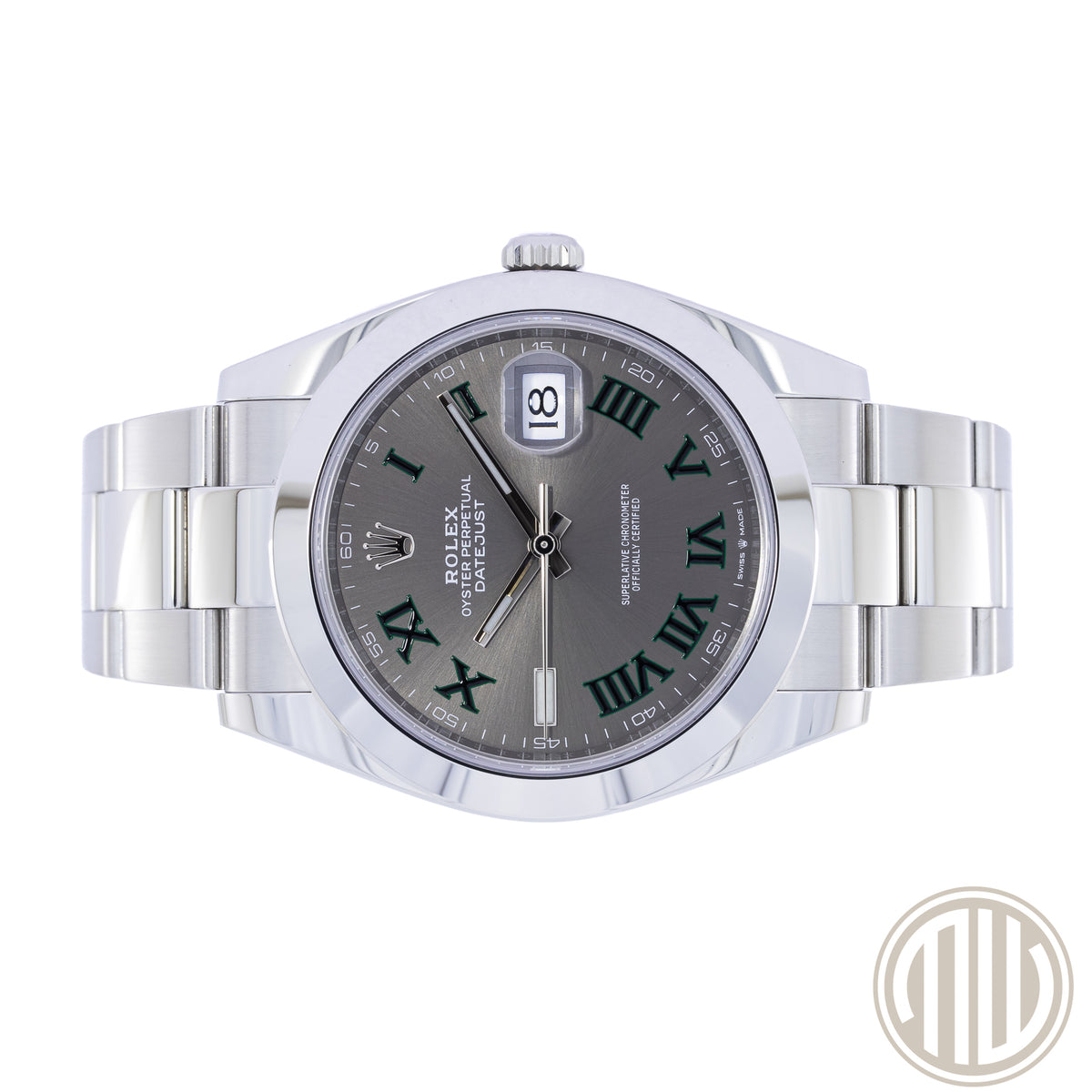 Rolex Datejust 41 Wimbledon | Oyster | Stainless-Steel | Box and Papers | 2020