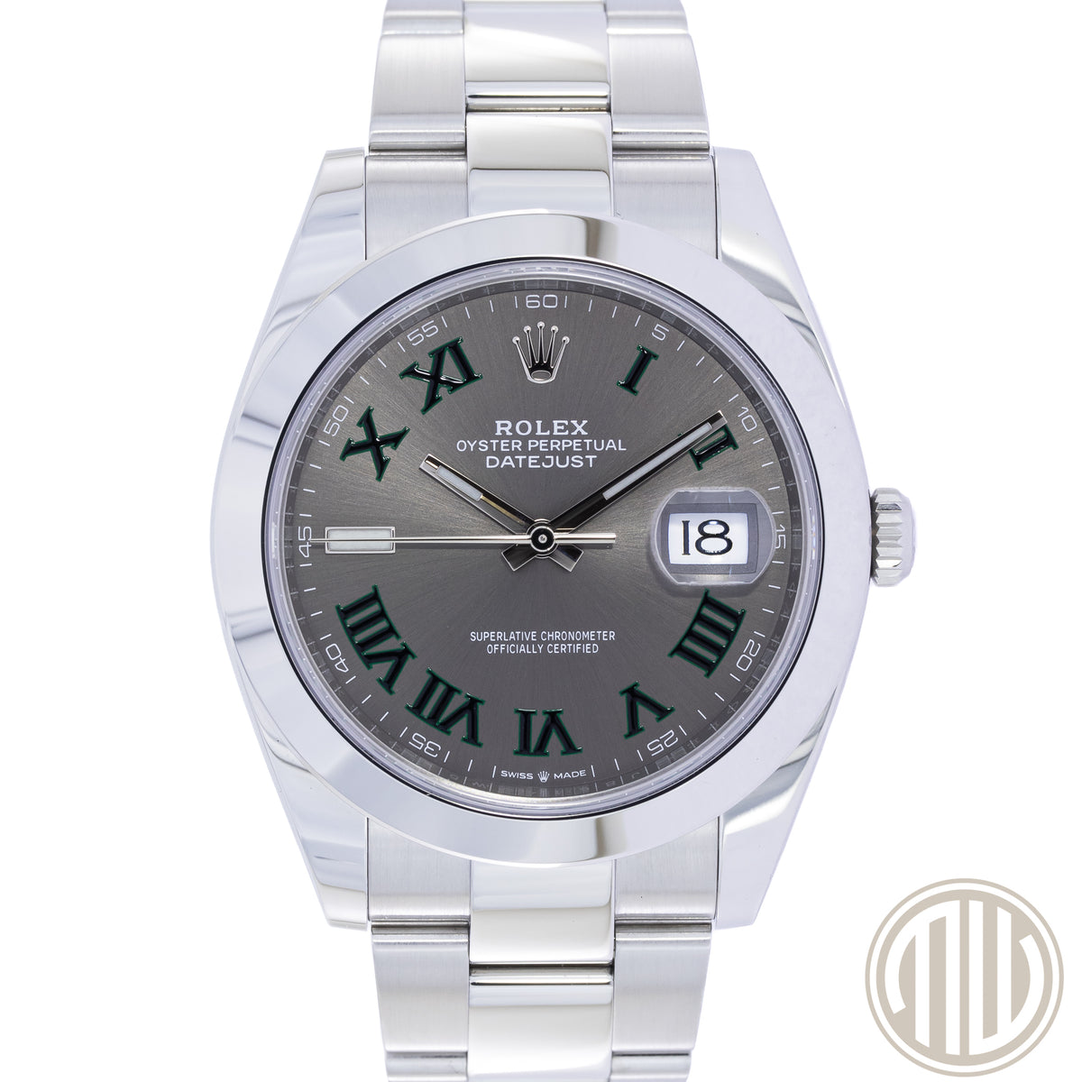 Rolex Datejust 41 Wimbledon | Oyster | Stainless-Steel | Box and Papers | 2020