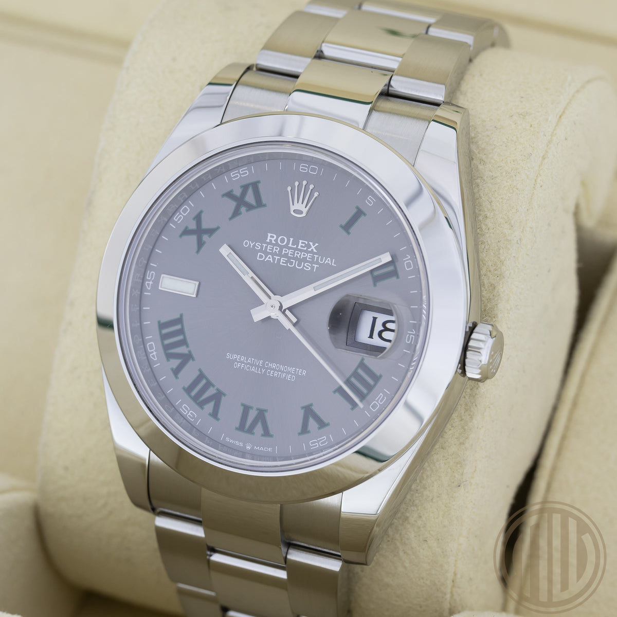 Rolex Datejust 41 Wimbledon | Oyster | Stainless-Steel | Box and Papers | 2020