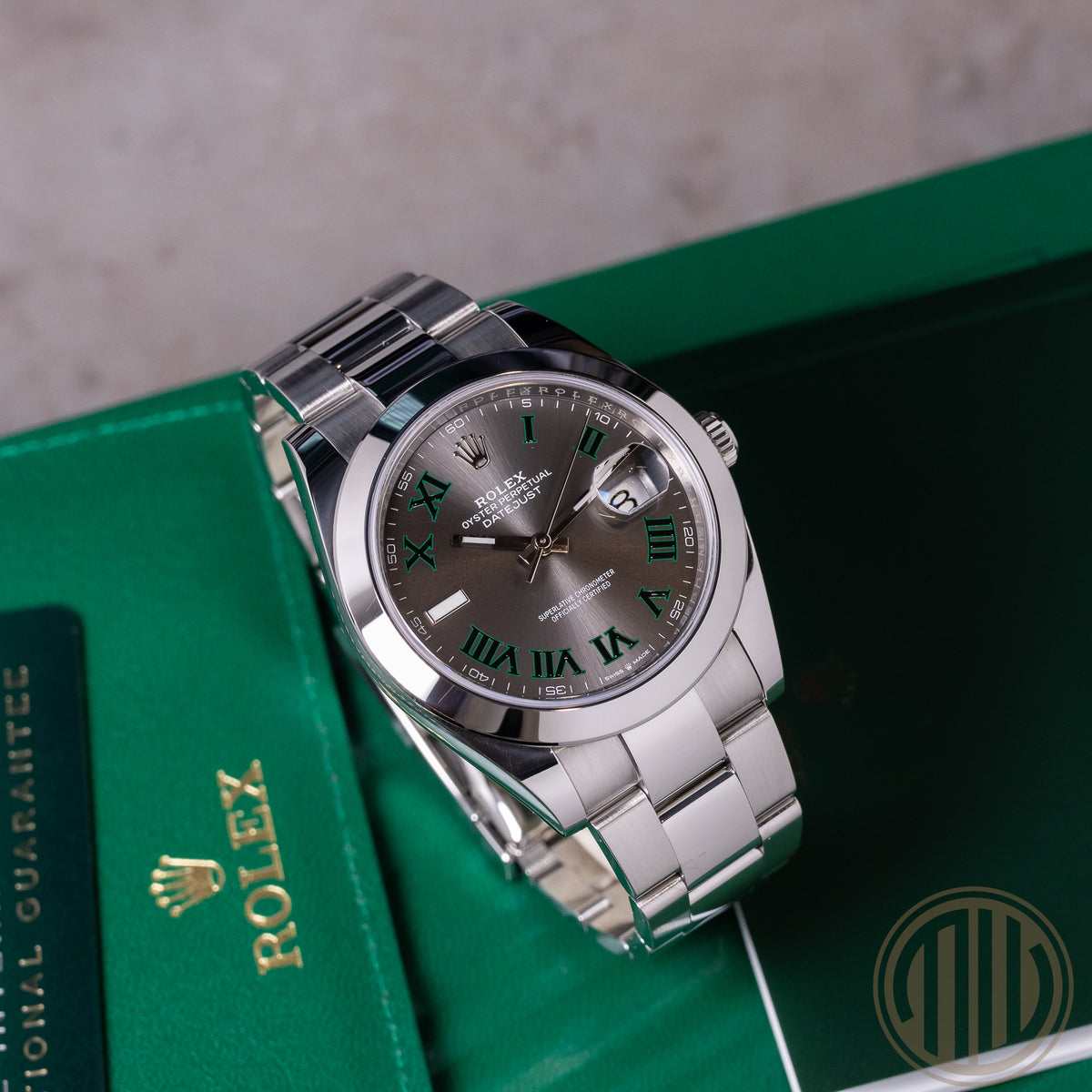 Rolex Datejust 41 Wimbledon | Oyster | Stainless-Steel | Box and Papers | 2020
