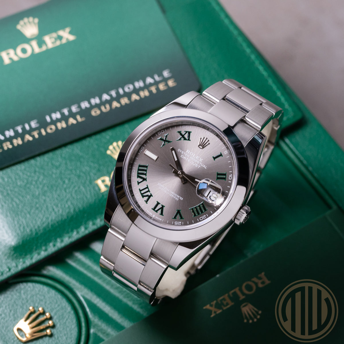 Rolex Datejust 41 Wimbledon | Oyster | Stainless-Steel | Box and Papers | 2020