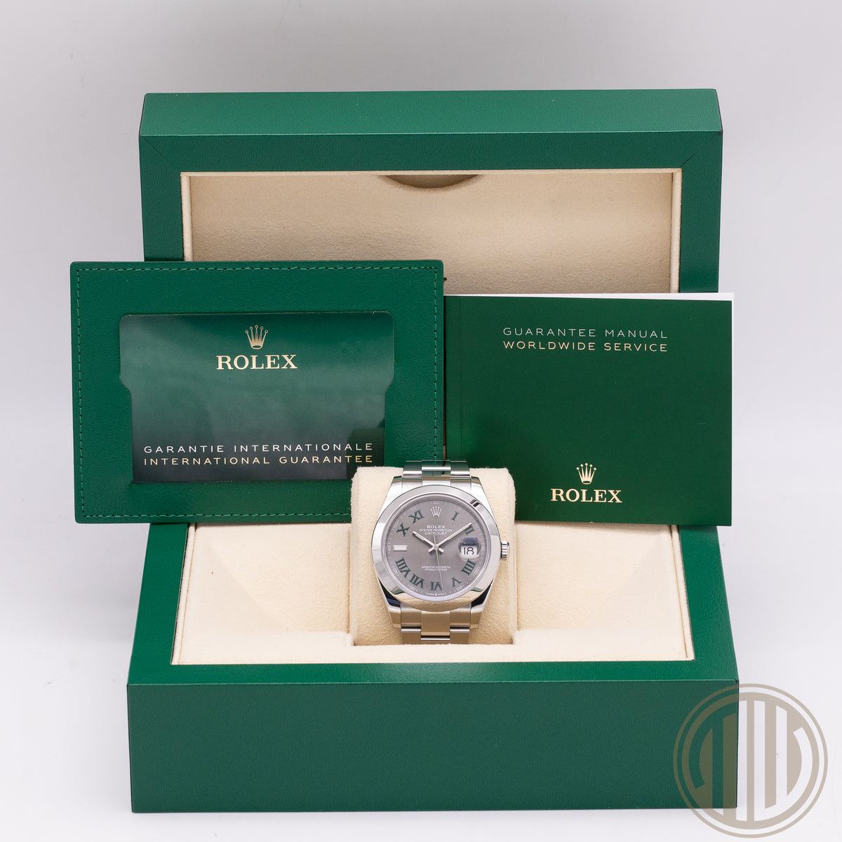 Rolex Datejust 41 Wimbledon | Oyster | Stainless-Steel | Box and Papers | 2020
