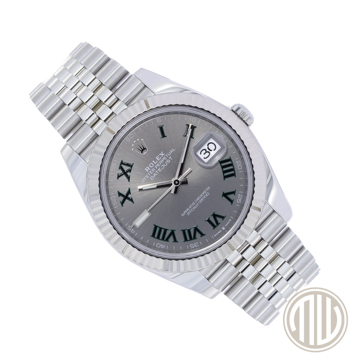 Rolex Datejust 41 Whitegold Bezel | Wimbledon | Jubillee Bracelet | Box and Papers | 2024