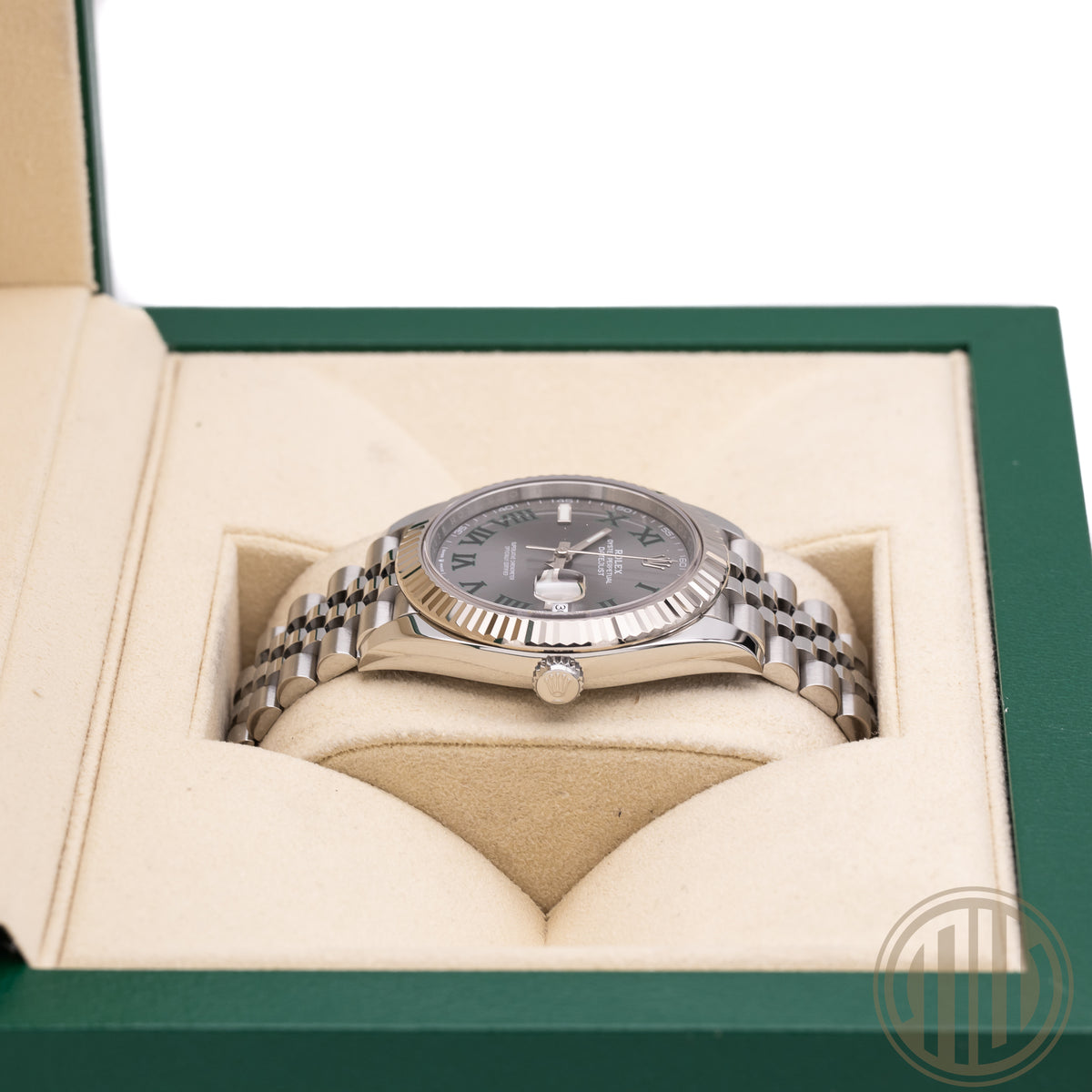 Rolex Datejust 41 Whitegold Bezel | Wimbledon | Jubillee Bracelet | Box and Papers | 2024