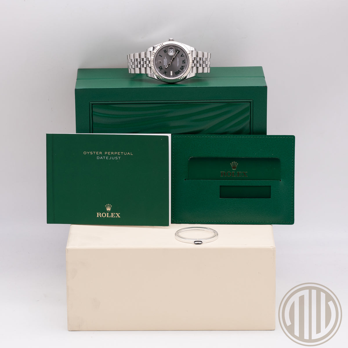 Rolex Datejust 41 Whitegold Bezel | Wimbledon | Jubillee Bracelet | Box and Papers | 2024