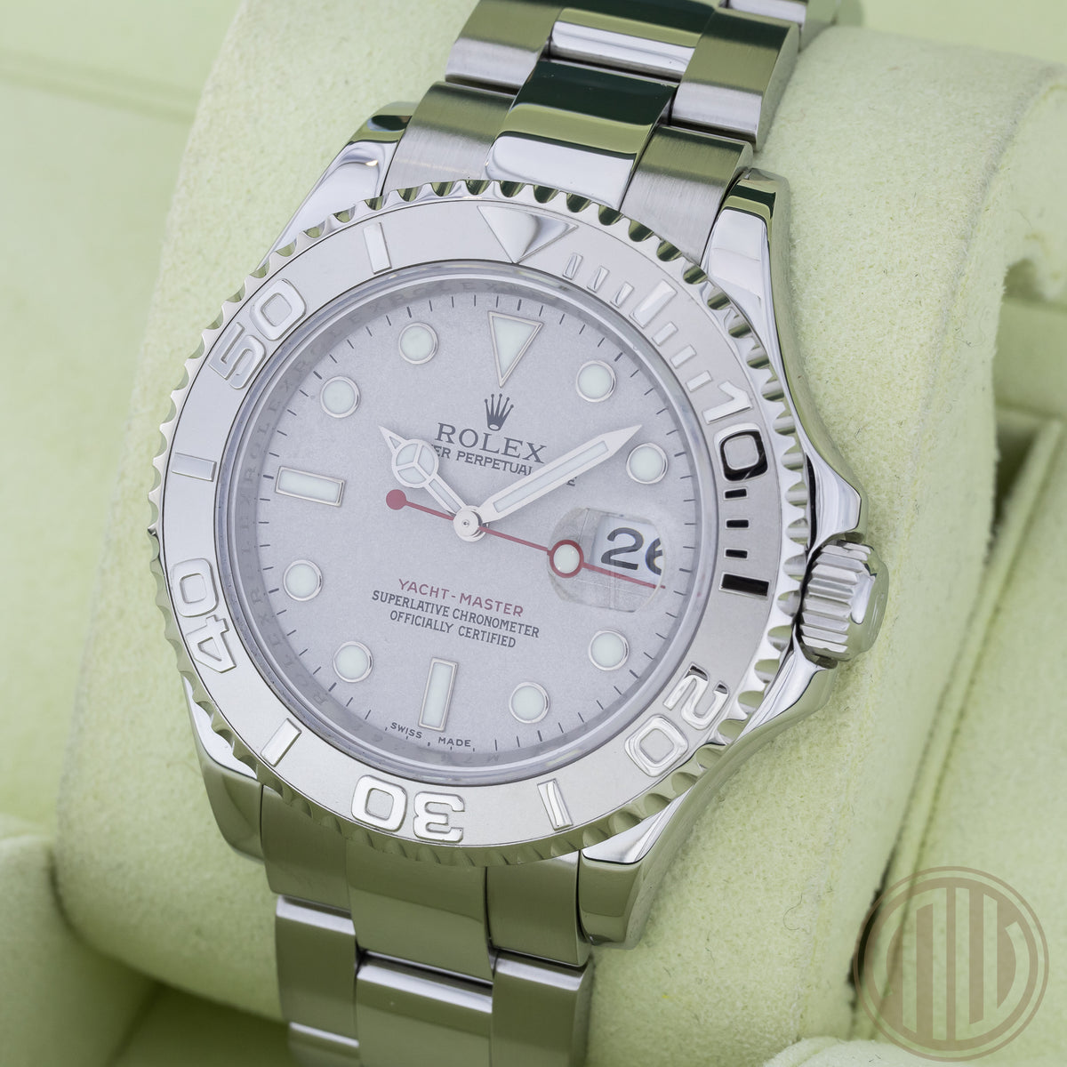 Rolex Yacht-Master 40 Platinum Bezel | Stainless-Steel | Box and Papers | 2009