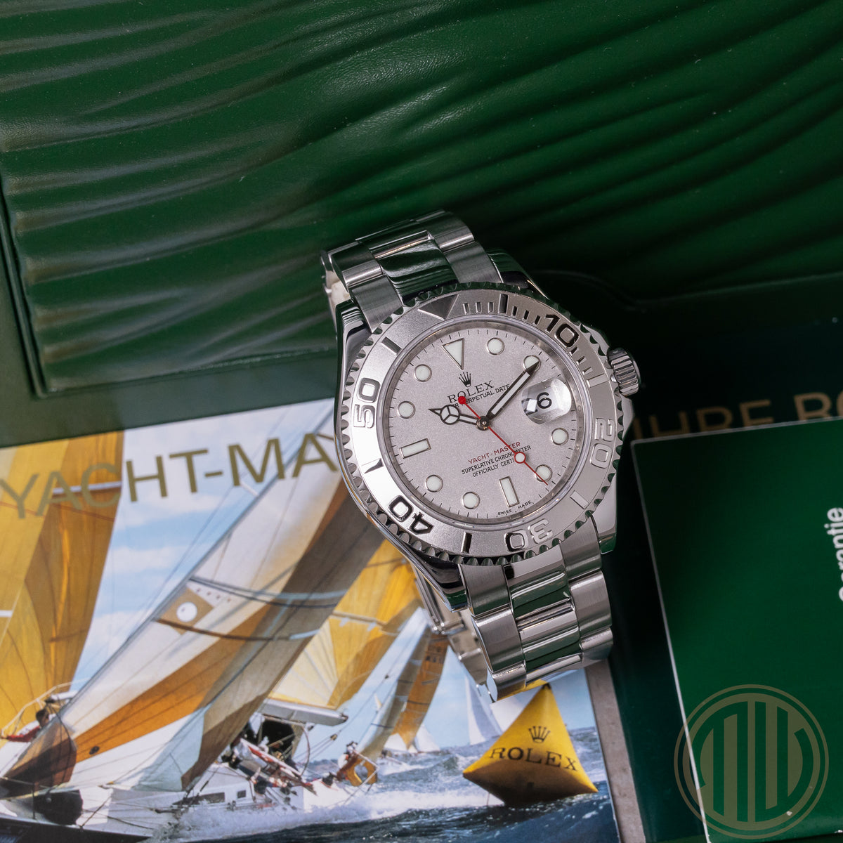 Rolex Yacht-Master 40 Platinum Bezel | Stainless-Steel | Box and Papers | 2009