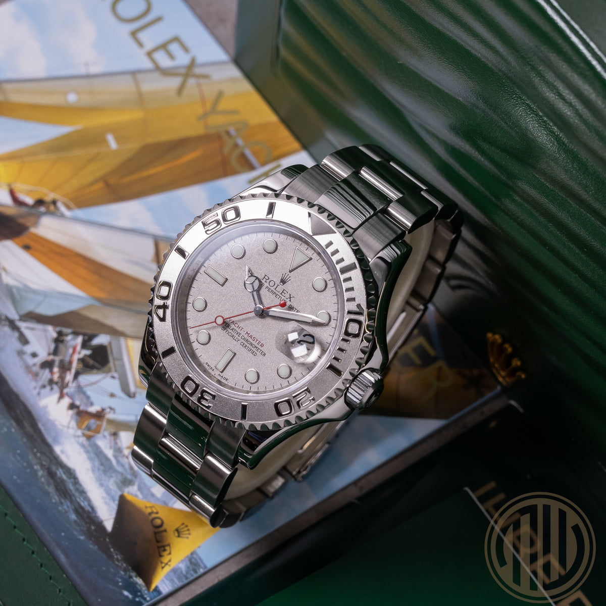 Rolex Yacht-Master 40 Platinum Bezel | Stainless-Steel | Box and Papers | 2009