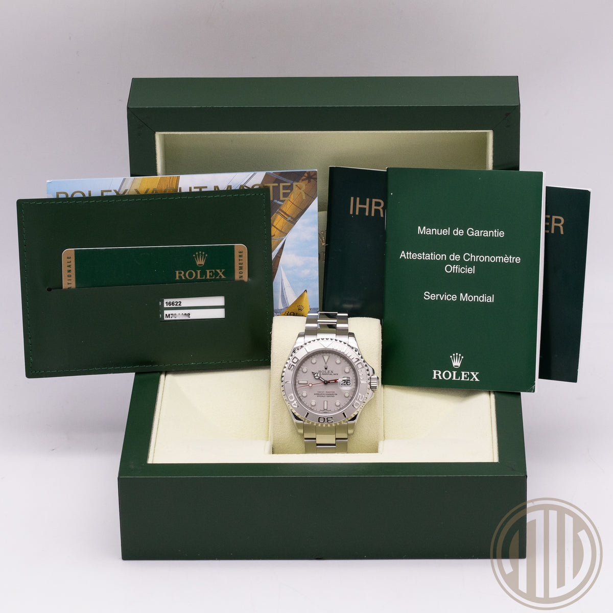 Rolex Yacht-Master 40 Platinum Bezel | Stainless-Steel | Box and Papers | 2009