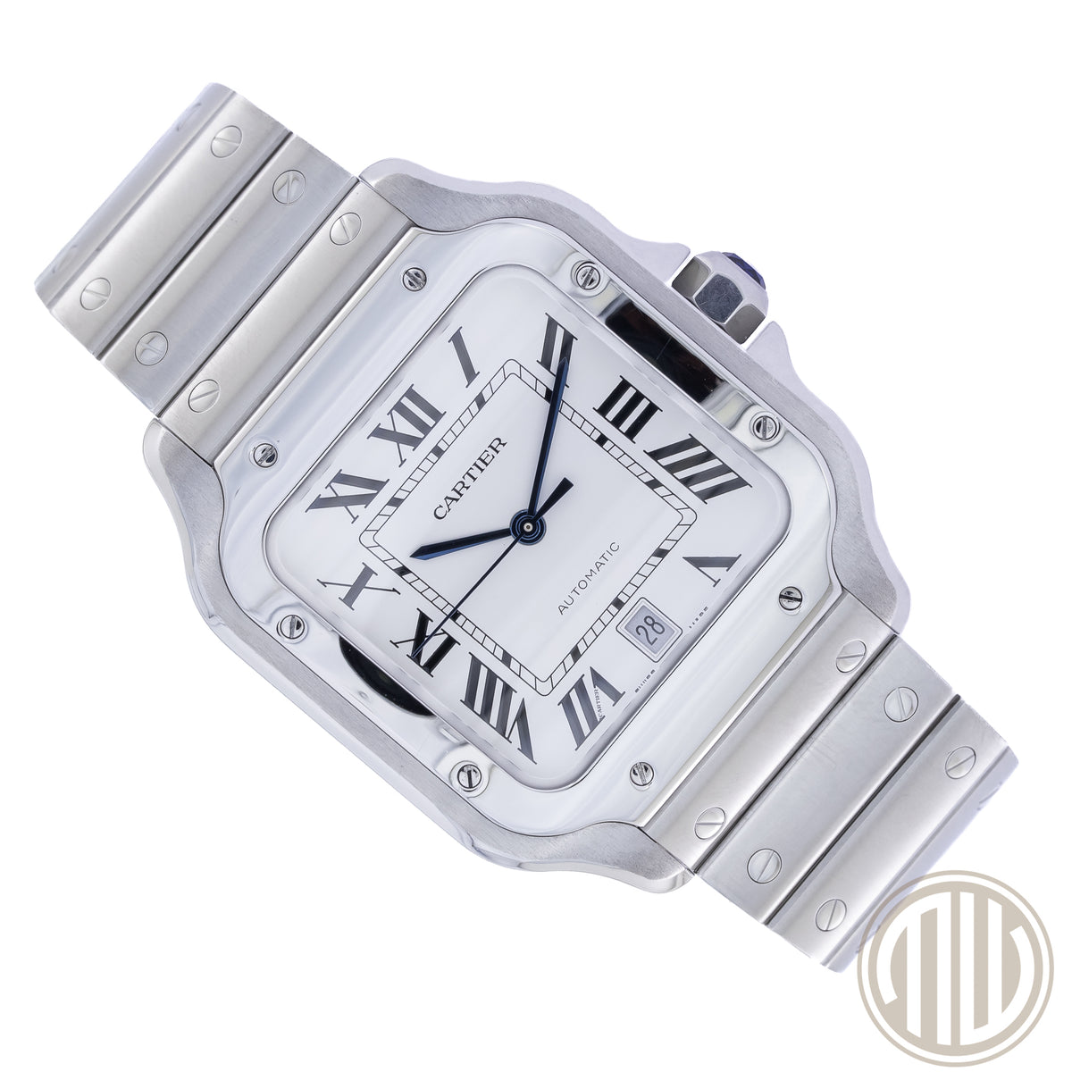 Cartier Santos De Cartier White Dial | Stainless-Steel | Box and Papers | 2022