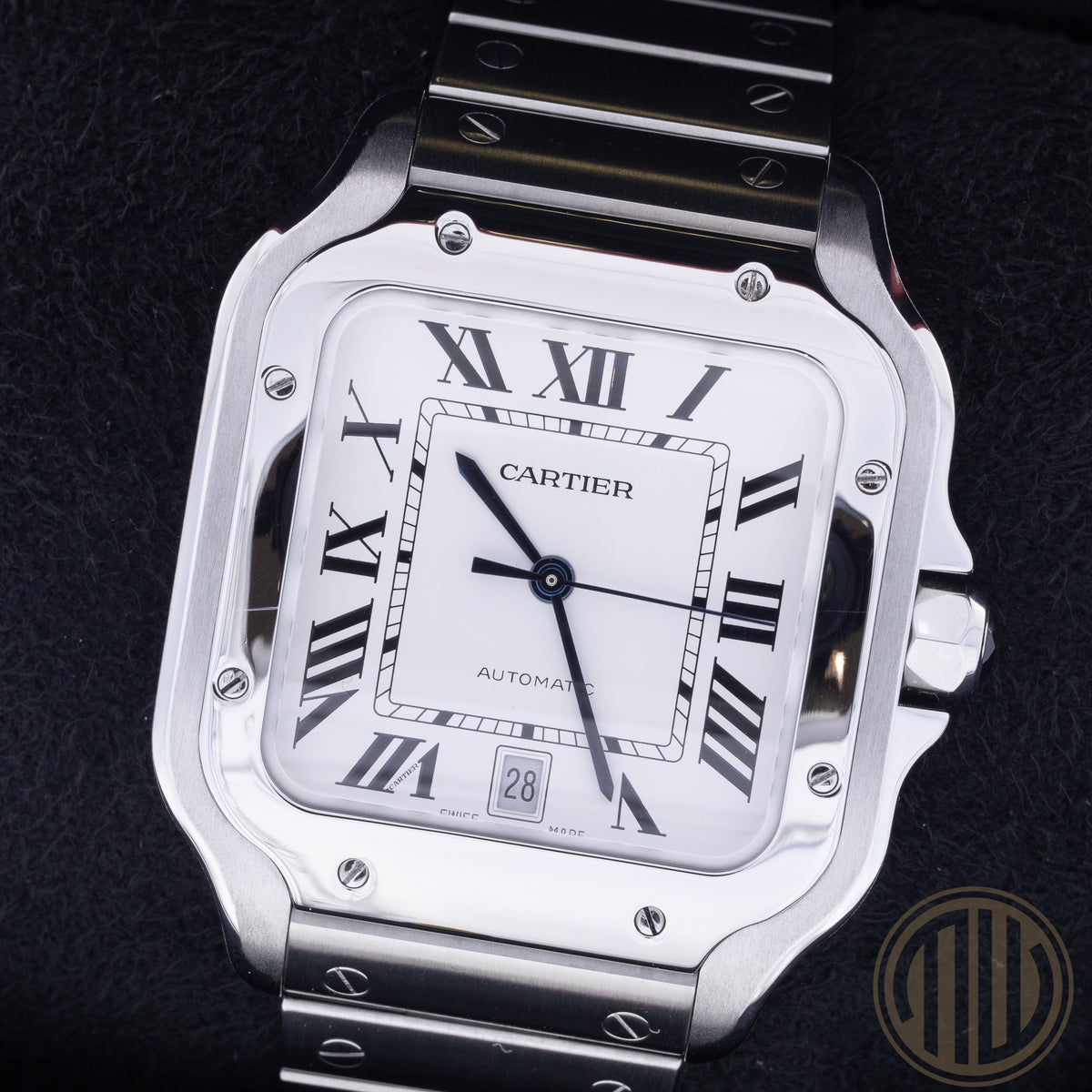 Cartier Santos De Cartier White Dial | Stainless-Steel | Box and Papers | 2022