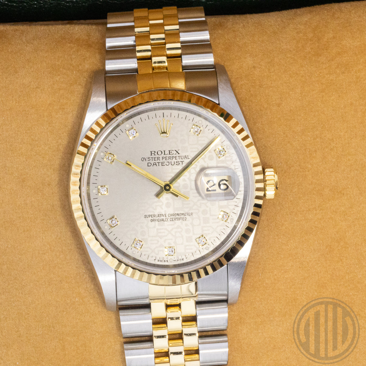 Rolex Datejust 36 Bicolor | Jubilee Diamond Dial | Box and Papers | 1996