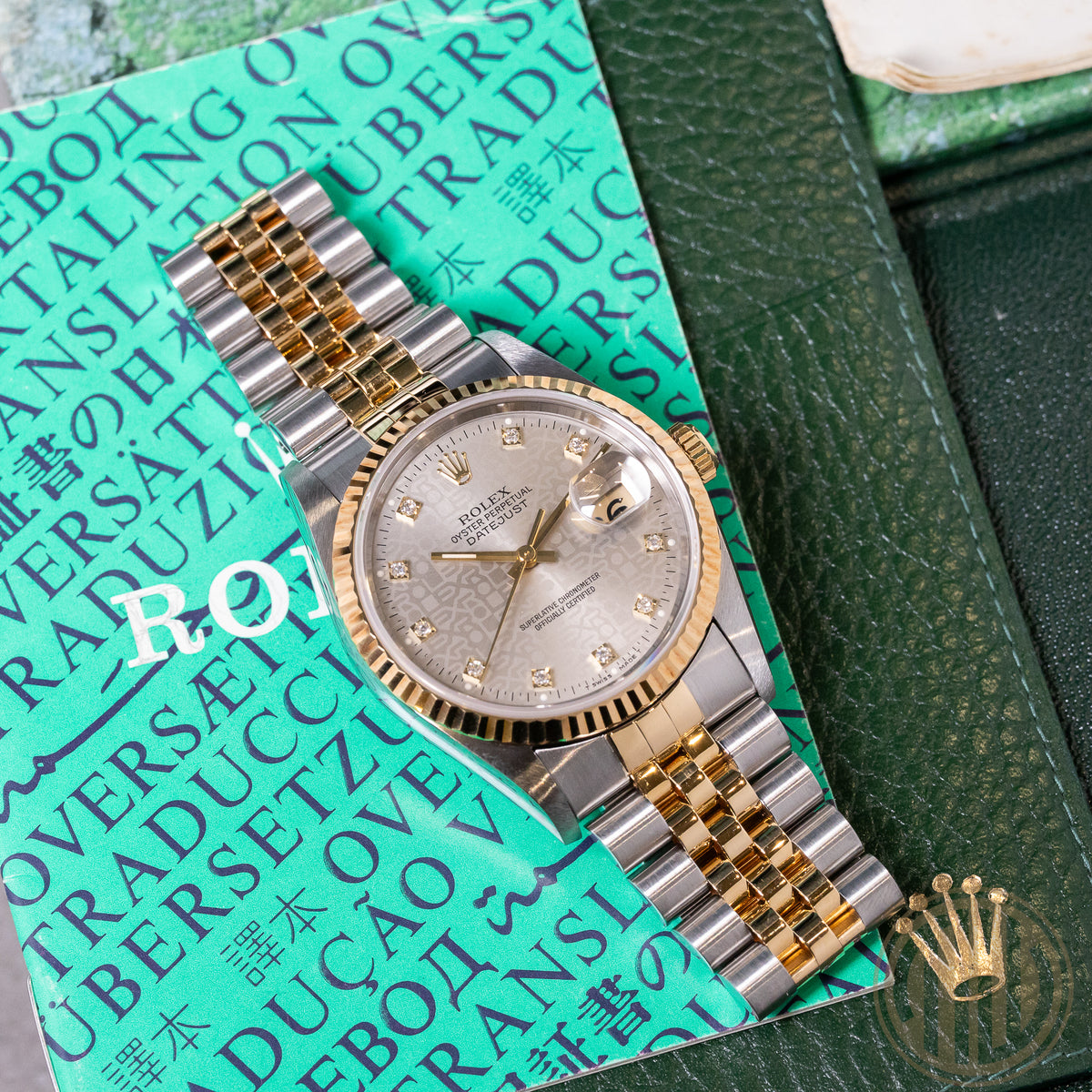 Rolex Datejust 36 Bicolor | Jubilee Diamond Dial | Box and Papers | 1996