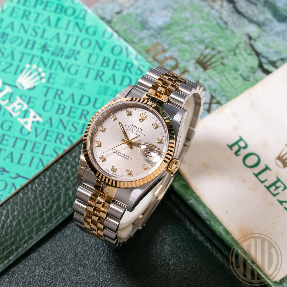 Rolex Datejust 36 Bicolor | Jubilee Diamond Dial | Box and Papers | 1996