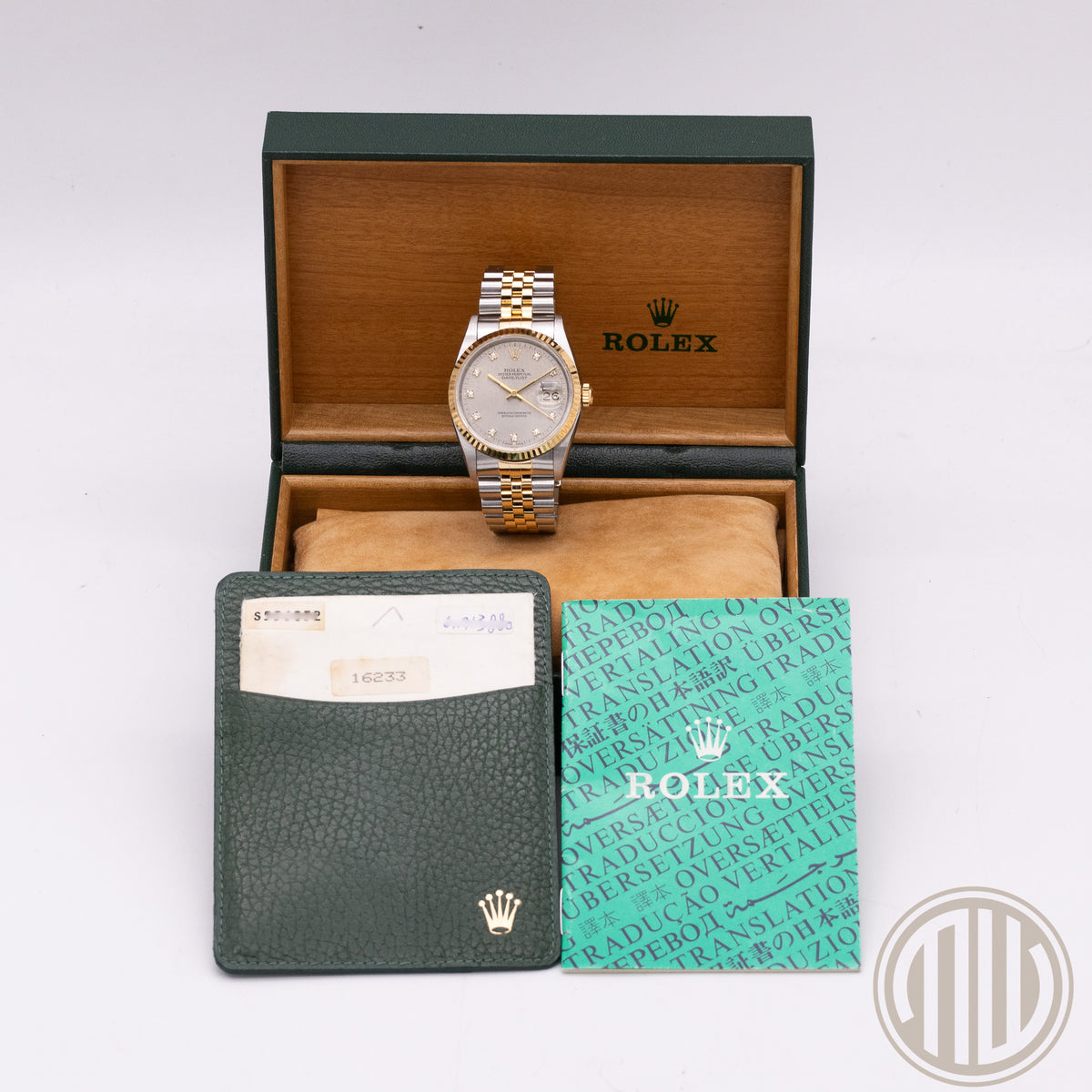 Rolex Datejust 36 Bicolor | Jubilee Diamond Dial | Box and Papers | 1996