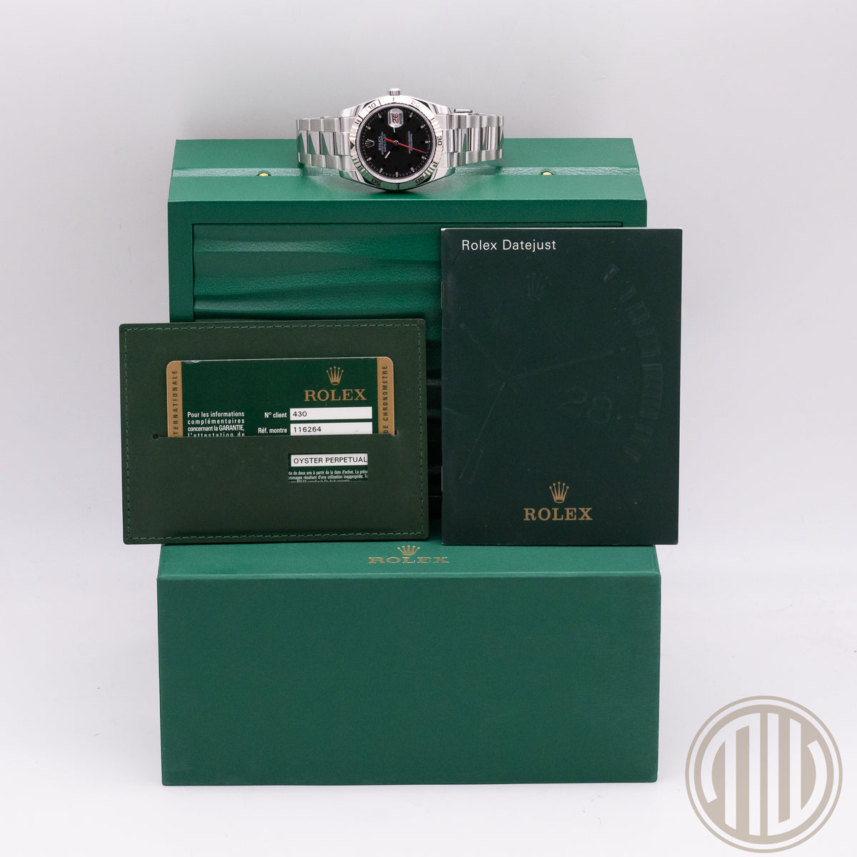 Rolex Datejust Turn-O-Graph Turn-O-Graph Black Dial | Red-Date | Box and Papers 2008