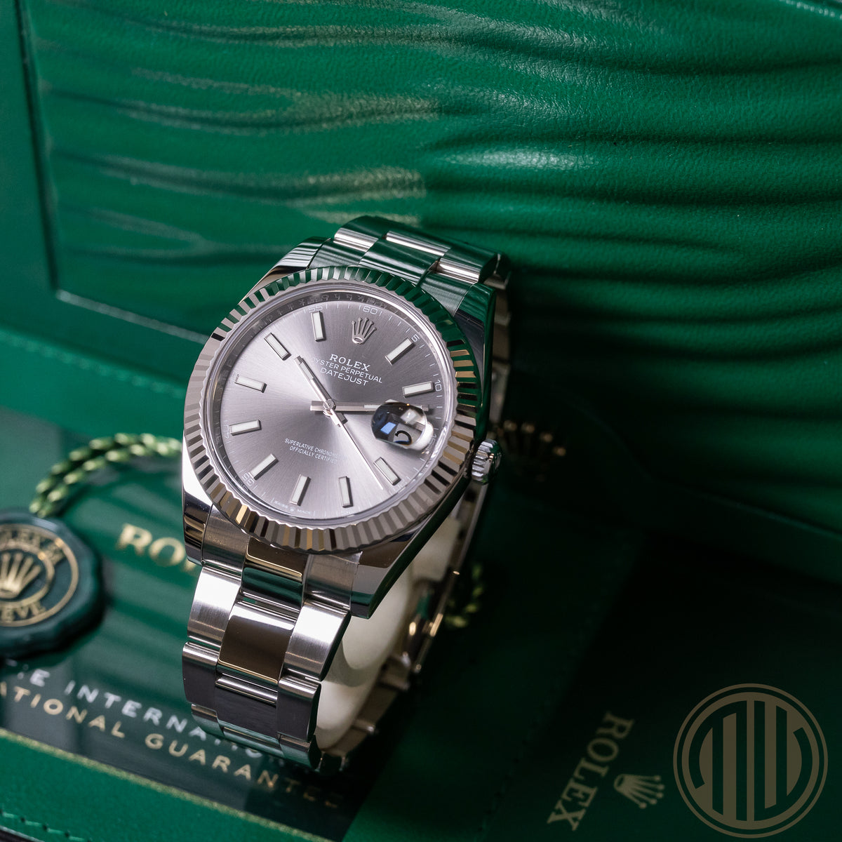 Rolex Datejust 41 Grey Dial | Oyster Bracelet | Box and Papers | 2021