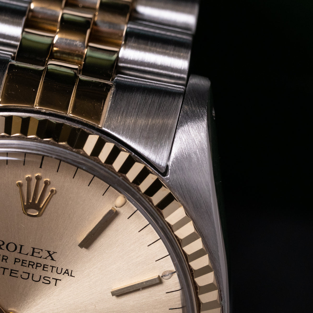 Rolex Datejust 36 Champagne Dial | Lc100 | Bicolor | Box and Papers | 1980