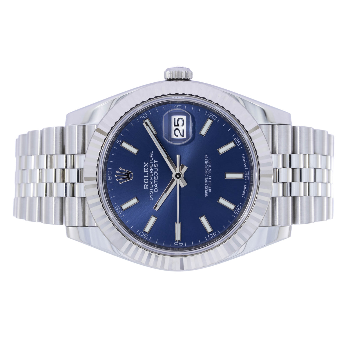 Rolex Datejust 41 Blue Dial | Orig.Invoice | Box and Papers | 2018 | 126334