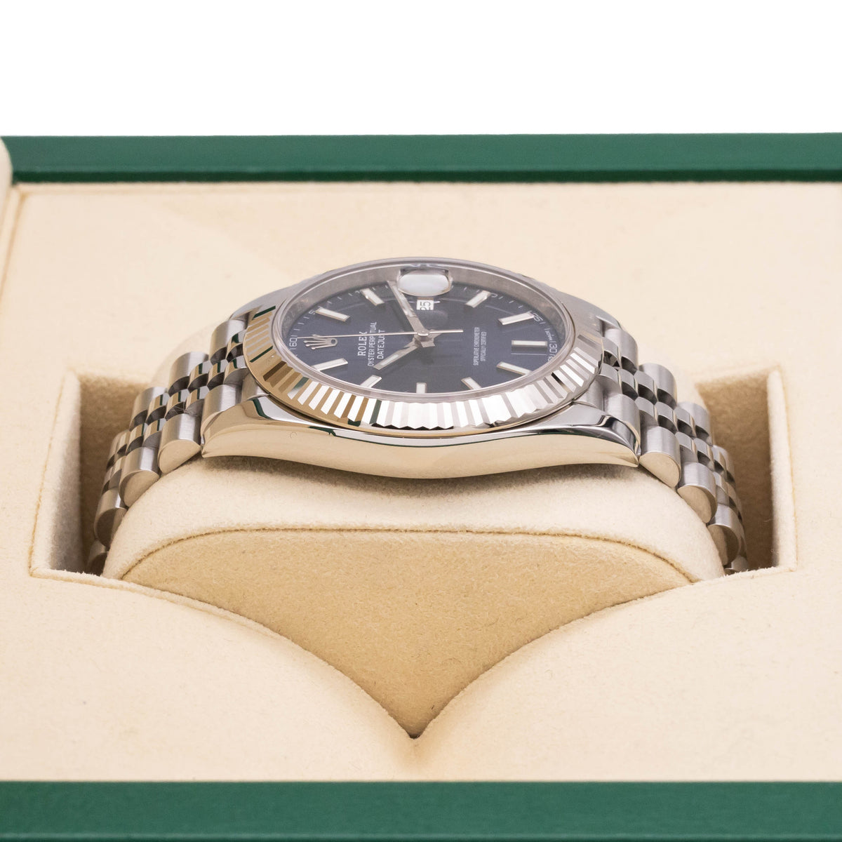 Rolex Datejust 41 Blue Dial | Orig.Invoice | Box and Papers | 2018 | 126334