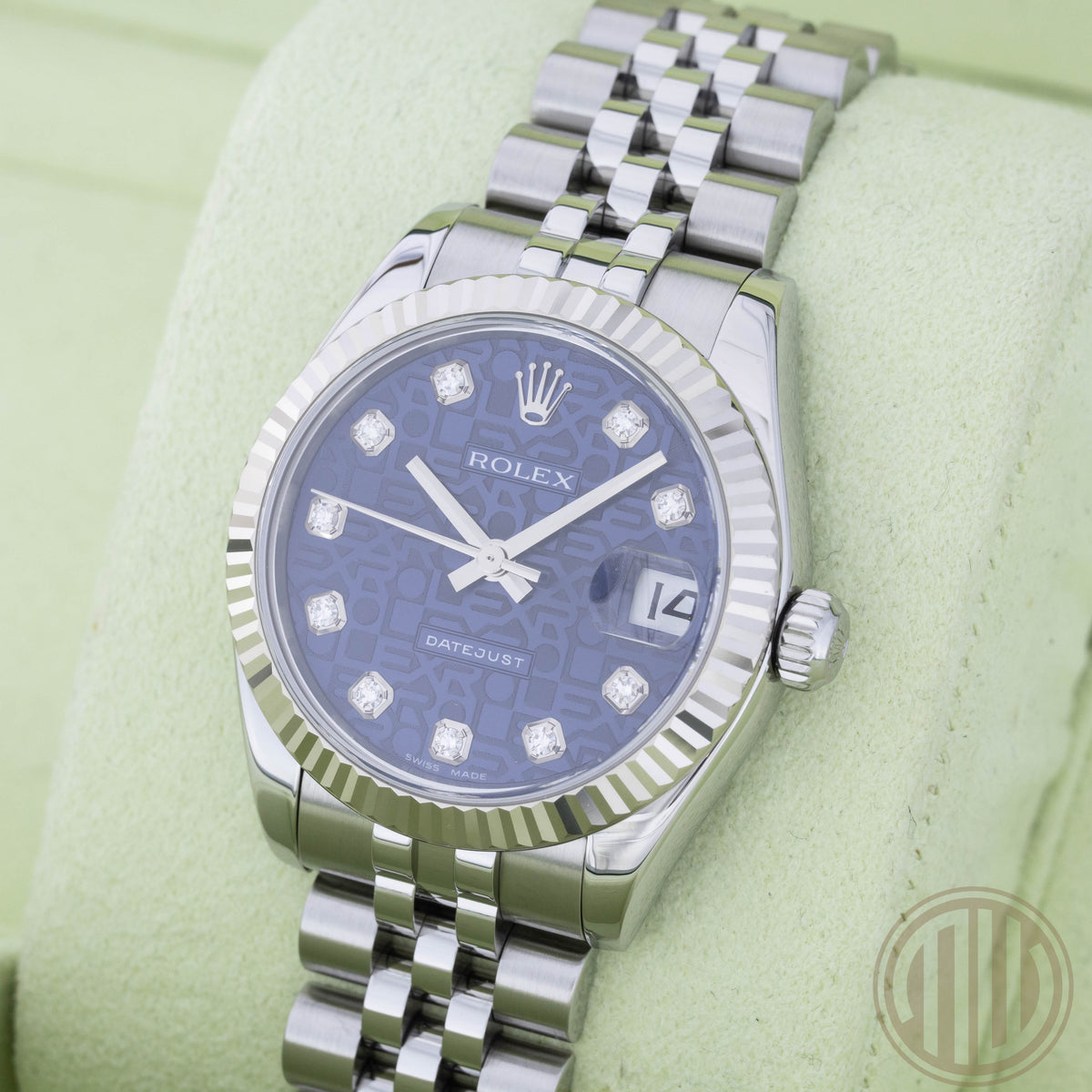 Rolex Datejust 31 Blue Diamond Jubilee Dial | Box and Papers | 2006 | 178274