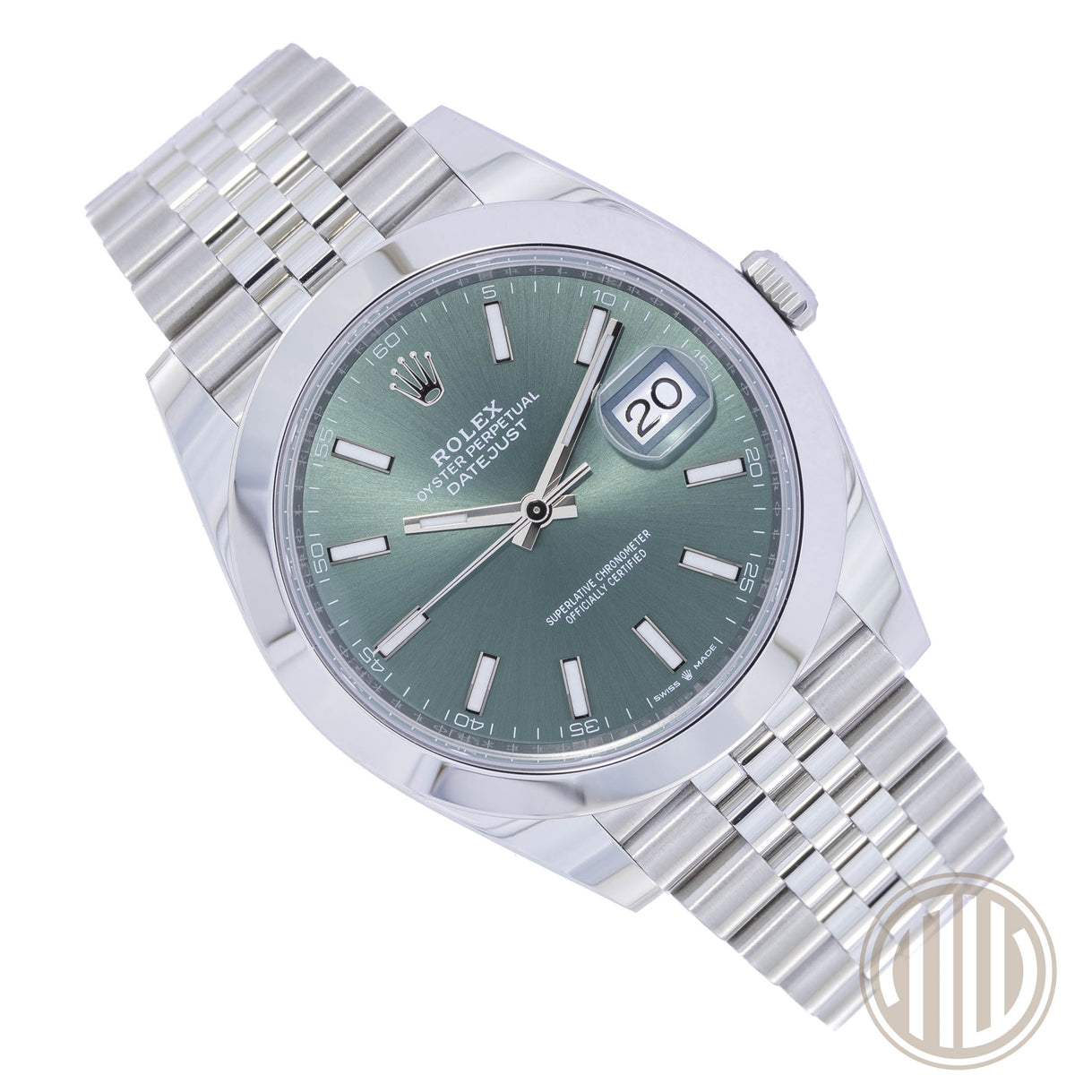 Rolex Datejust 41 Mint Green | Jubilee | New | Unworn | Box and Papers | 2025