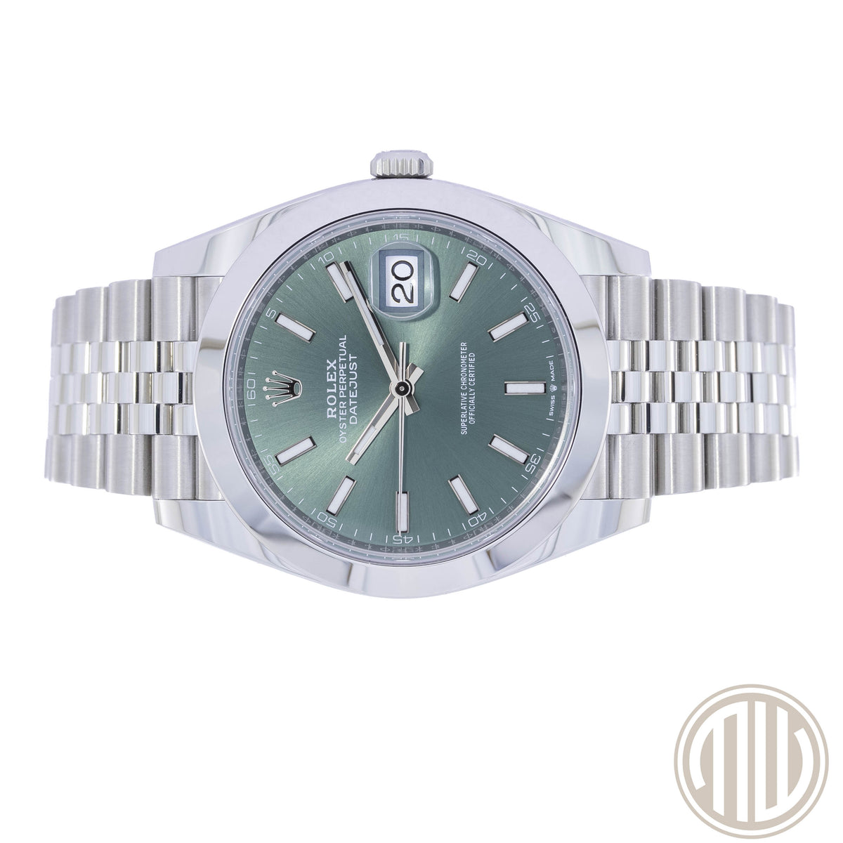 Rolex Datejust 41 Mint Green | Jubilee | New | Unworn | Box and Papers | 2025