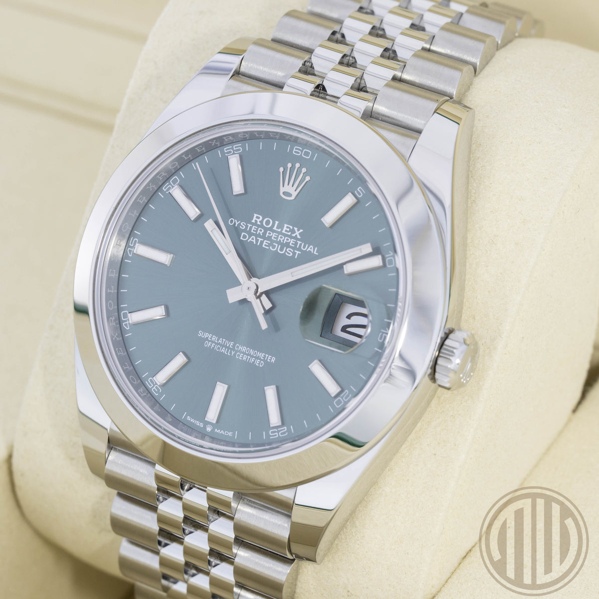 Rolex Datejust 41 Mint Green | Jubilee | New | Unworn | Box and Papers | 2025
