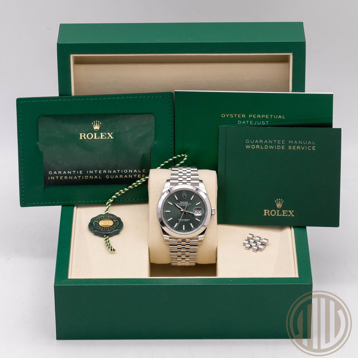 Rolex Datejust 41 Mint Green | Jubilee | New | Unworn | Box and Papers | 2025