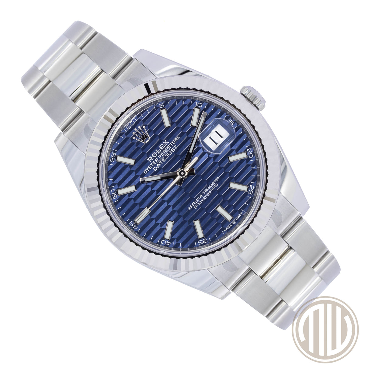Rolex Datejust 41 Blue Motif Dial | New | Unworn | Box and Papers | 2023