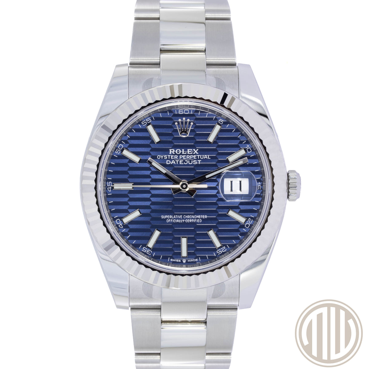 Rolex Datejust 41 Blue Motif Dial | New | Unworn | Box and Papers | 2023