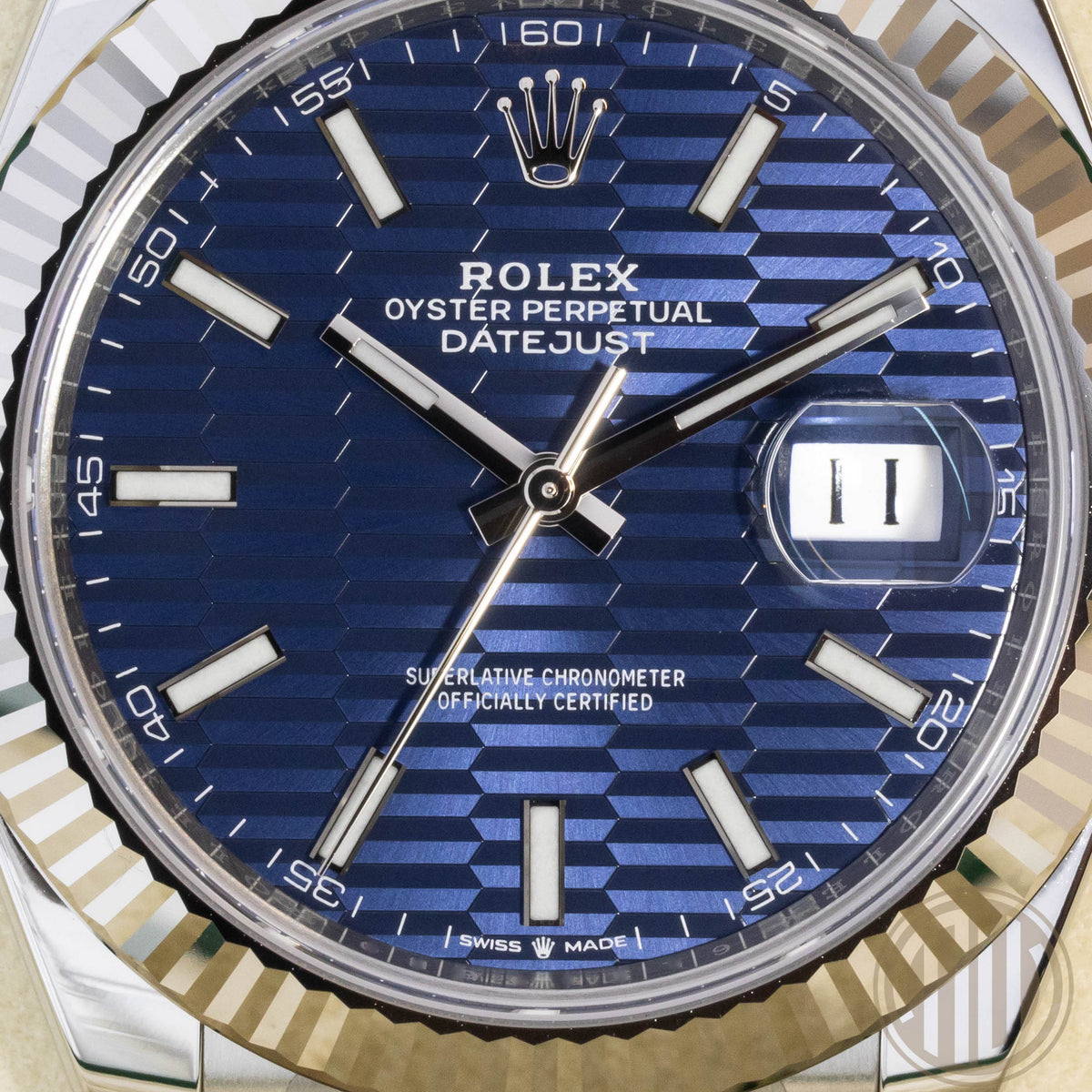 Rolex Datejust 41 Blue Motif Dial | New | Unworn | Box and Papers | 2023