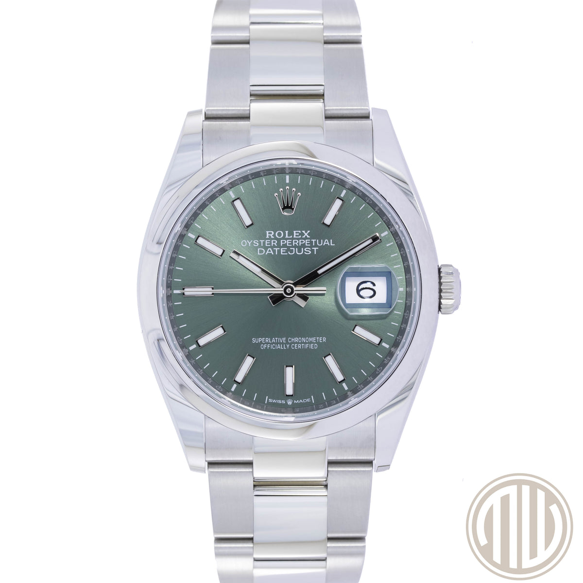 Rolex Datejust 36 Mint Green Dial | New | Unworn | Box and Papers | 2025