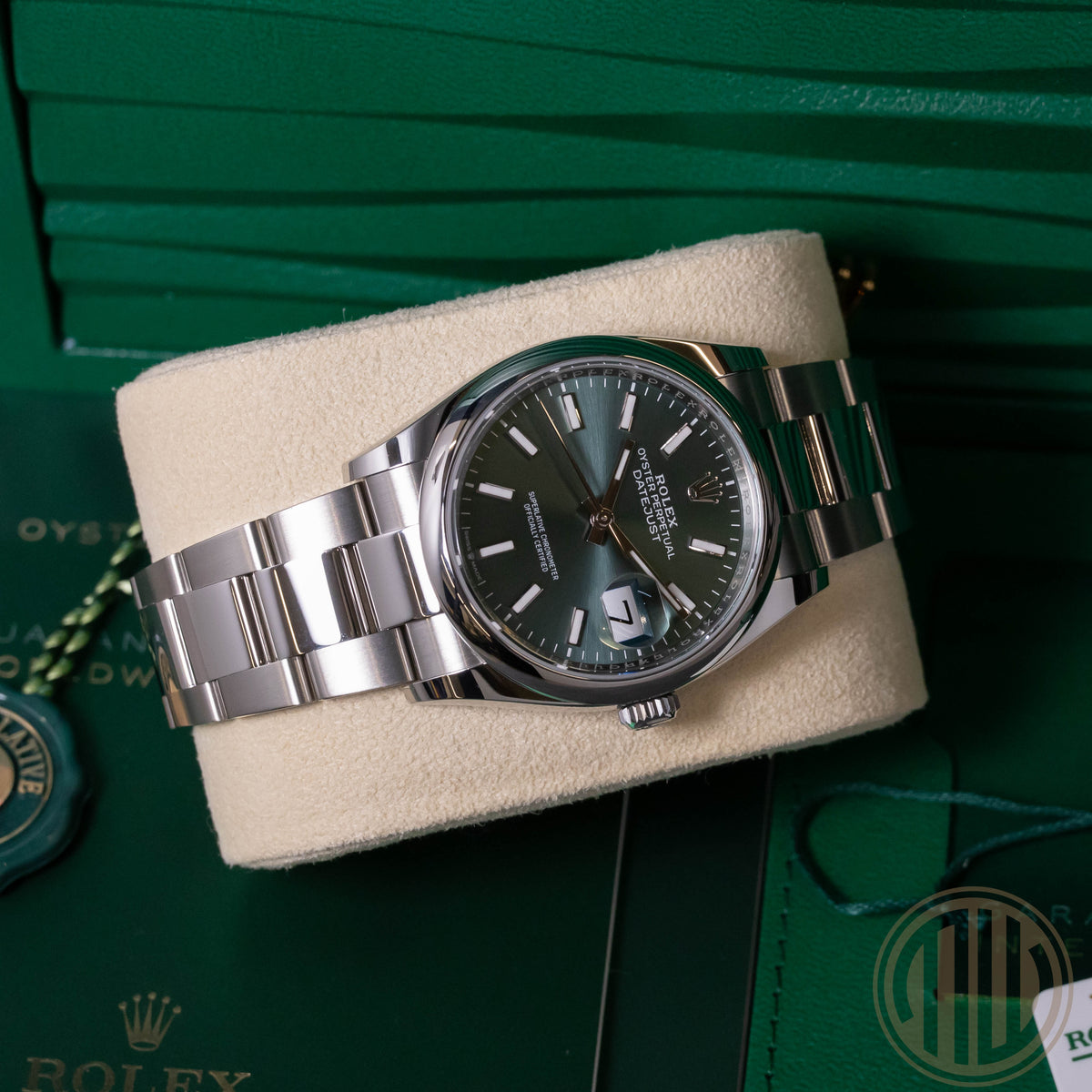 Rolex Datejust 36 Mint Green Dial | New | Unworn | Box and Papers | 2025