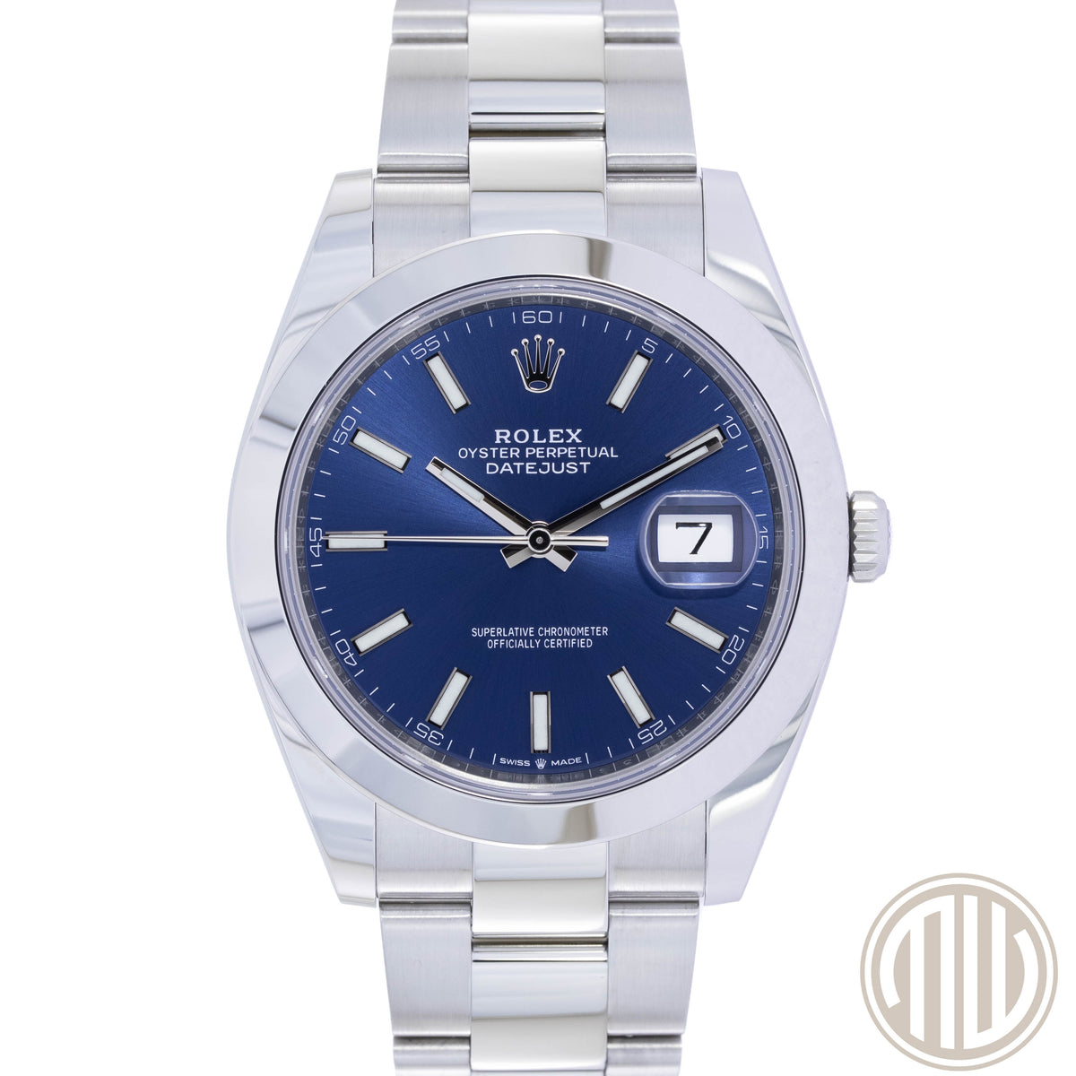 Rolex Datejust 41 Blue Dial | Oyster-Bracelet | Box and Papers | 2024 | 126300