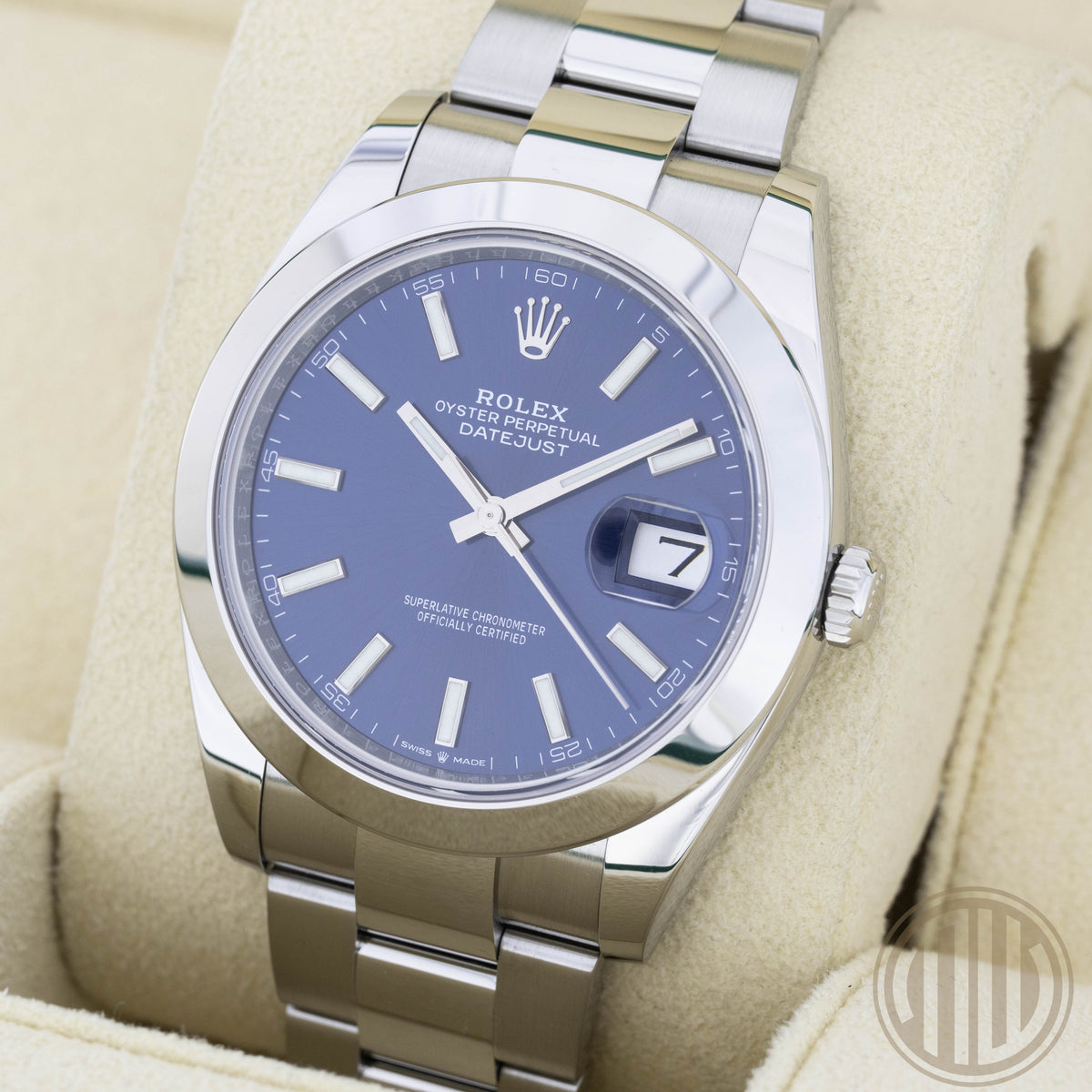 Rolex Datejust 41 Blue Dial | Oyster-Bracelet | Box and Papers | 2024 | 126300