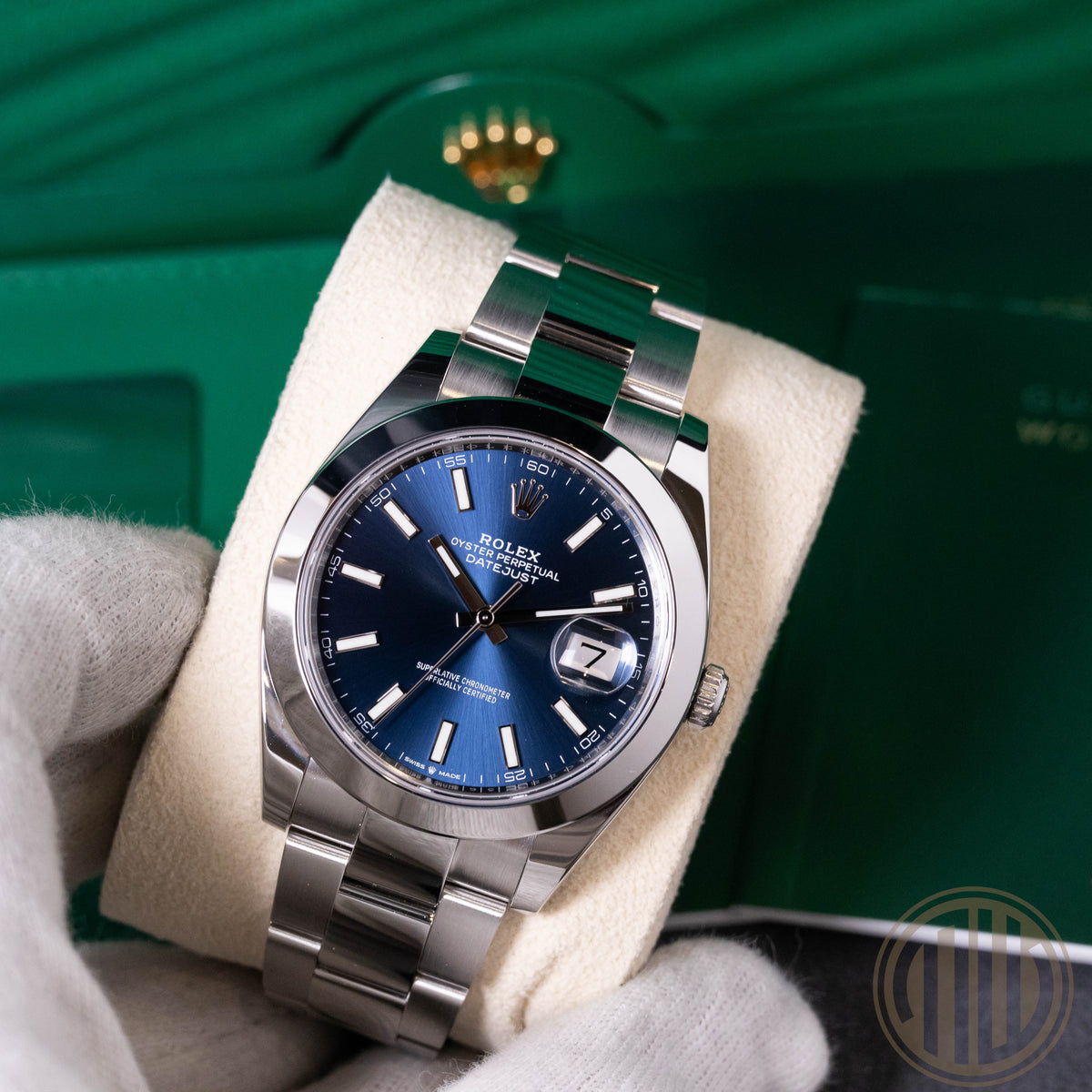 Rolex Datejust 41 Blue Dial | Oyster-Bracelet | Box and Papers | 2024 | 126300