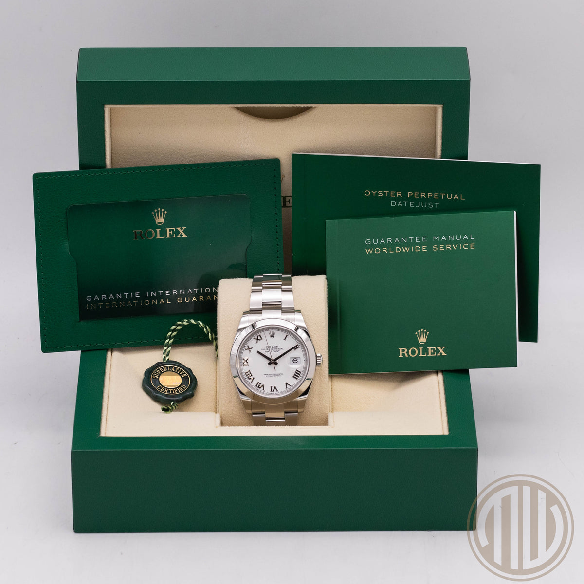Rolex Datejust 41 White Roman Dial | New | Orig. Invoice | Lc100 | Fullset