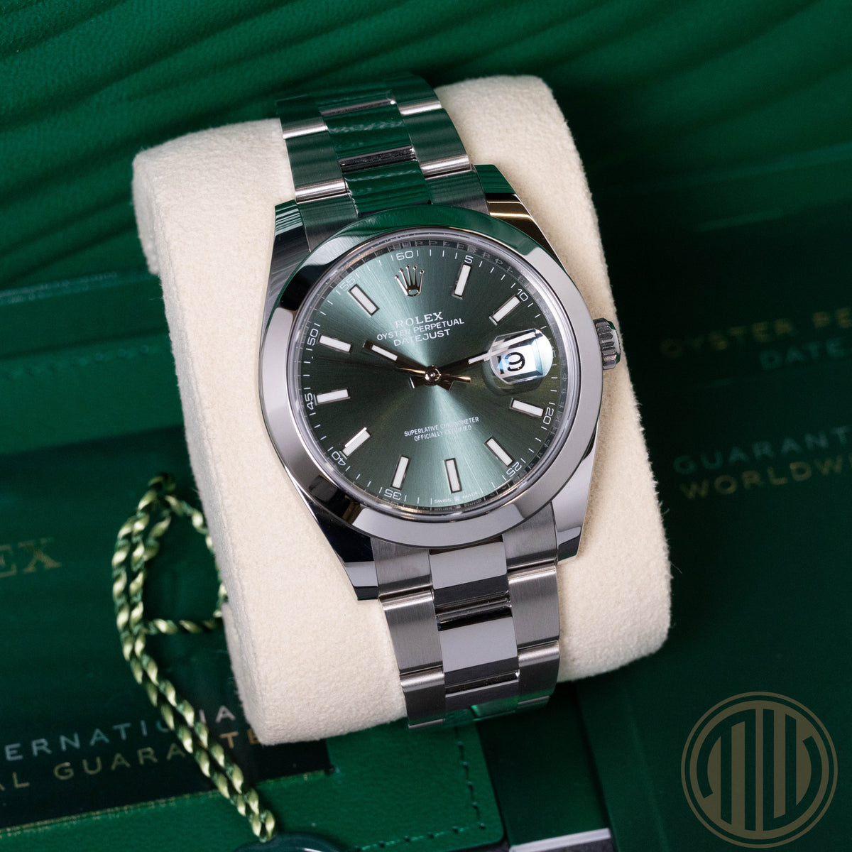Rolex Datejust 41 NEW STICKERS | 2023 MINT GREEN | 126300