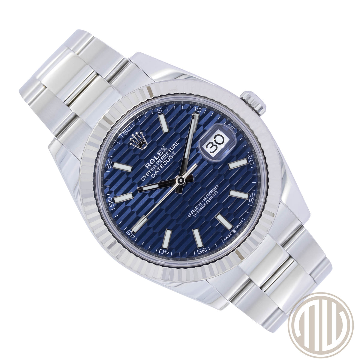 Rolex Datejust Blue Motiv Dial | Stainless-Steel | Box and Papers | 2023