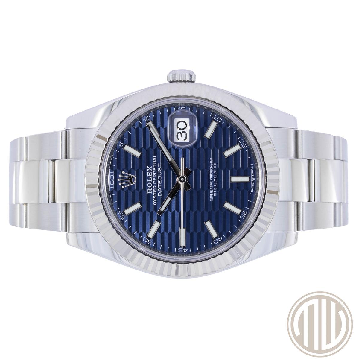 Rolex Datejust Blue Motiv Dial | Stainless-Steel | Box and Papers | 2023