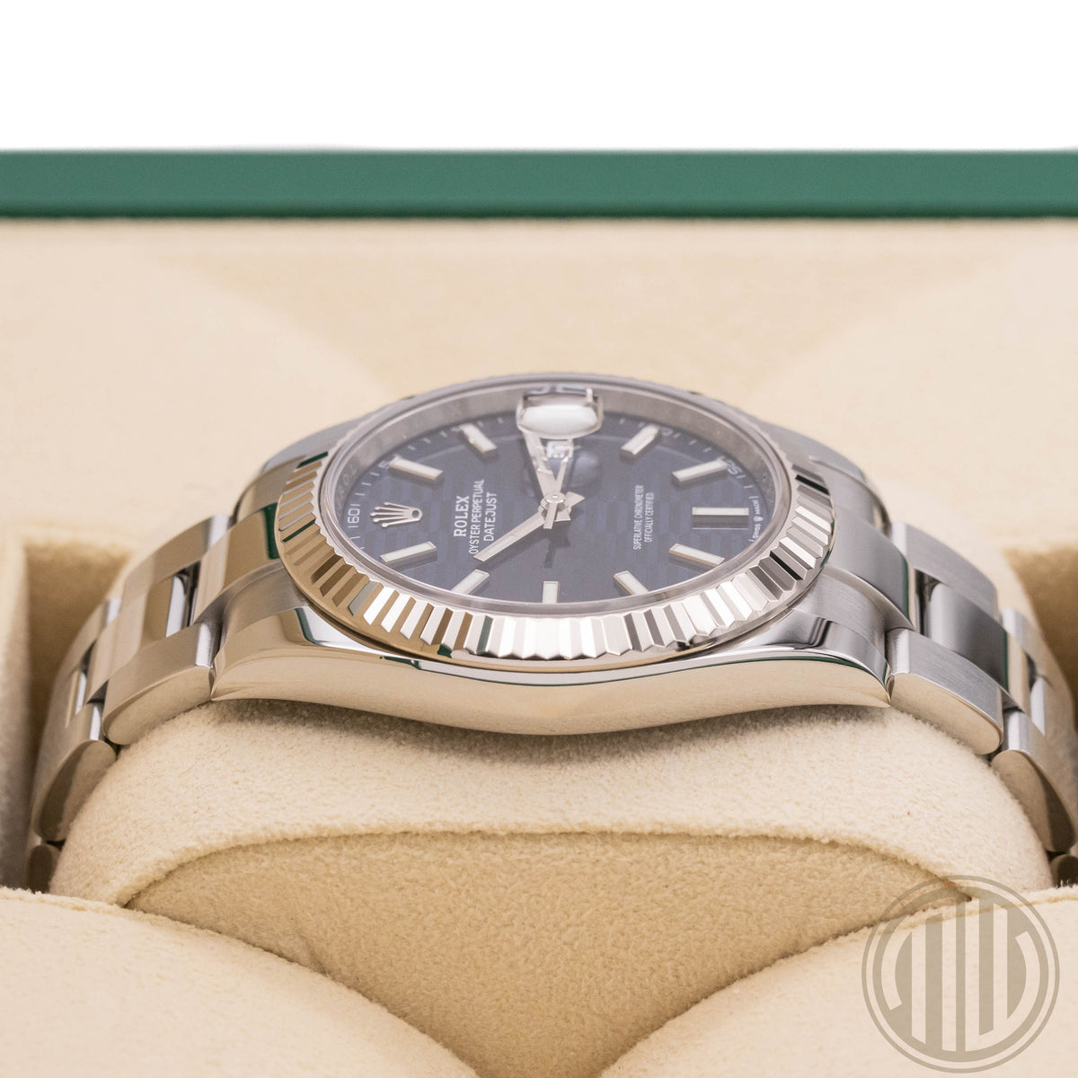 Rolex Datejust Blue Motiv Dial | Stainless-Steel | Box and Papers | 2023