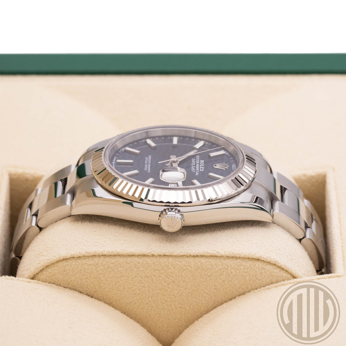Rolex Datejust Blue Motiv Dial | Stainless-Steel | Box and Papers | 2023