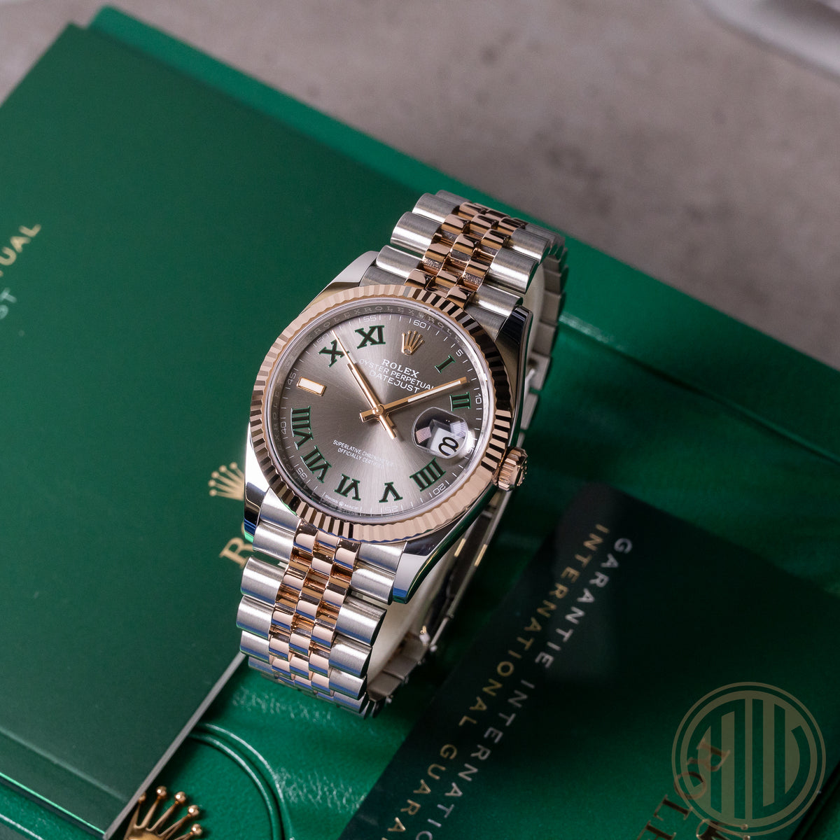 Rolex Datejust 36 Wimbledon Dial | Bicolor | Box and Papers | 2023 | 126231
