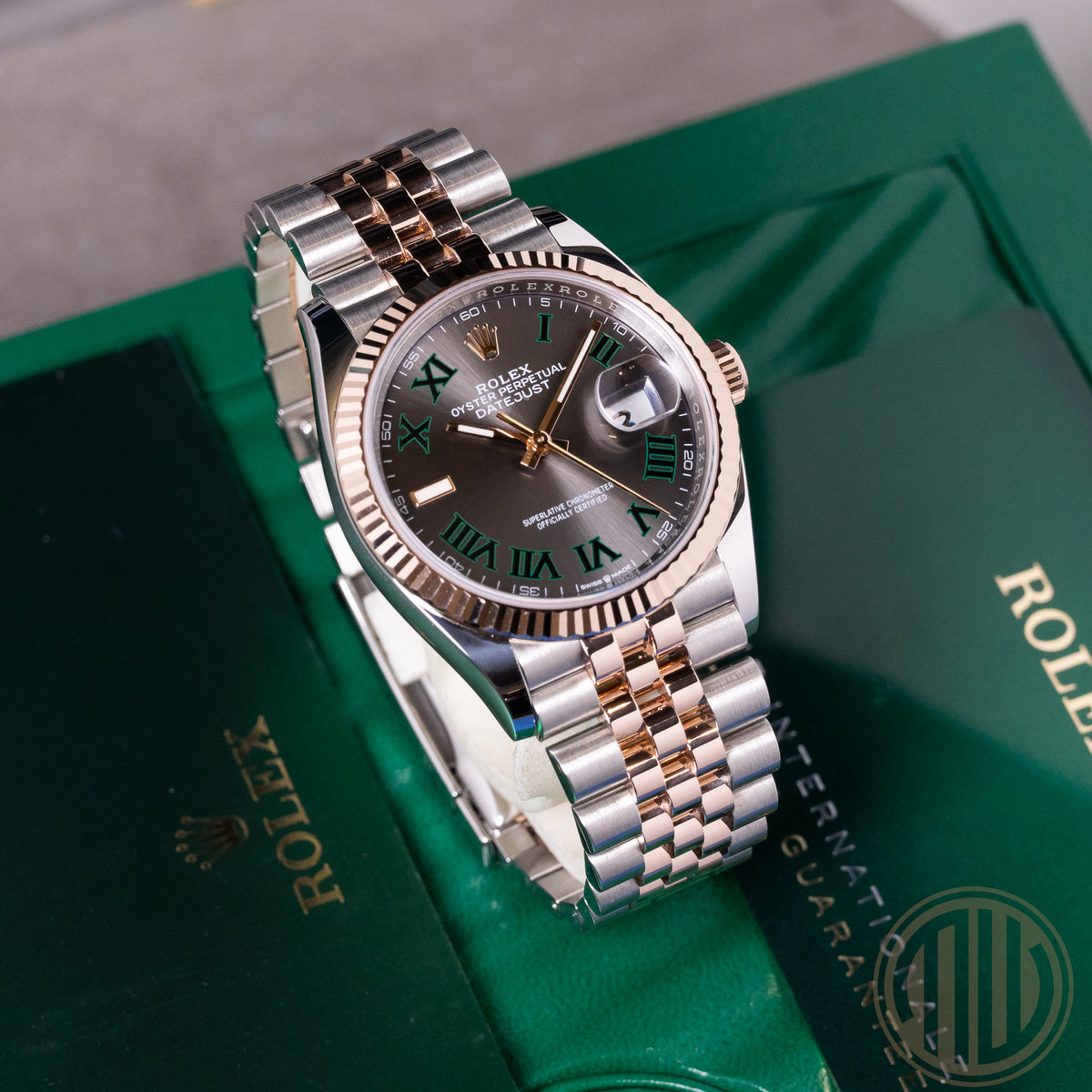 Rolex Datejust 36 Wimbledon Dial | Bicolor | Box and Papers | 2023 | 126231