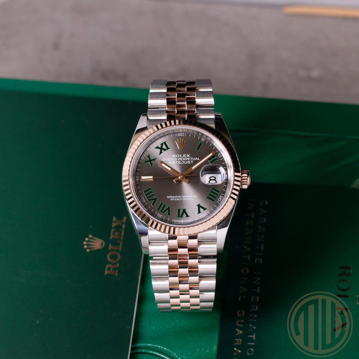 Rolex Datejust 36 Wimbledon Dial | Bicolor | Box and Papers | 2023 | 126231